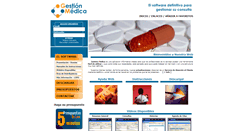 Desktop Screenshot of gestionmedica.net